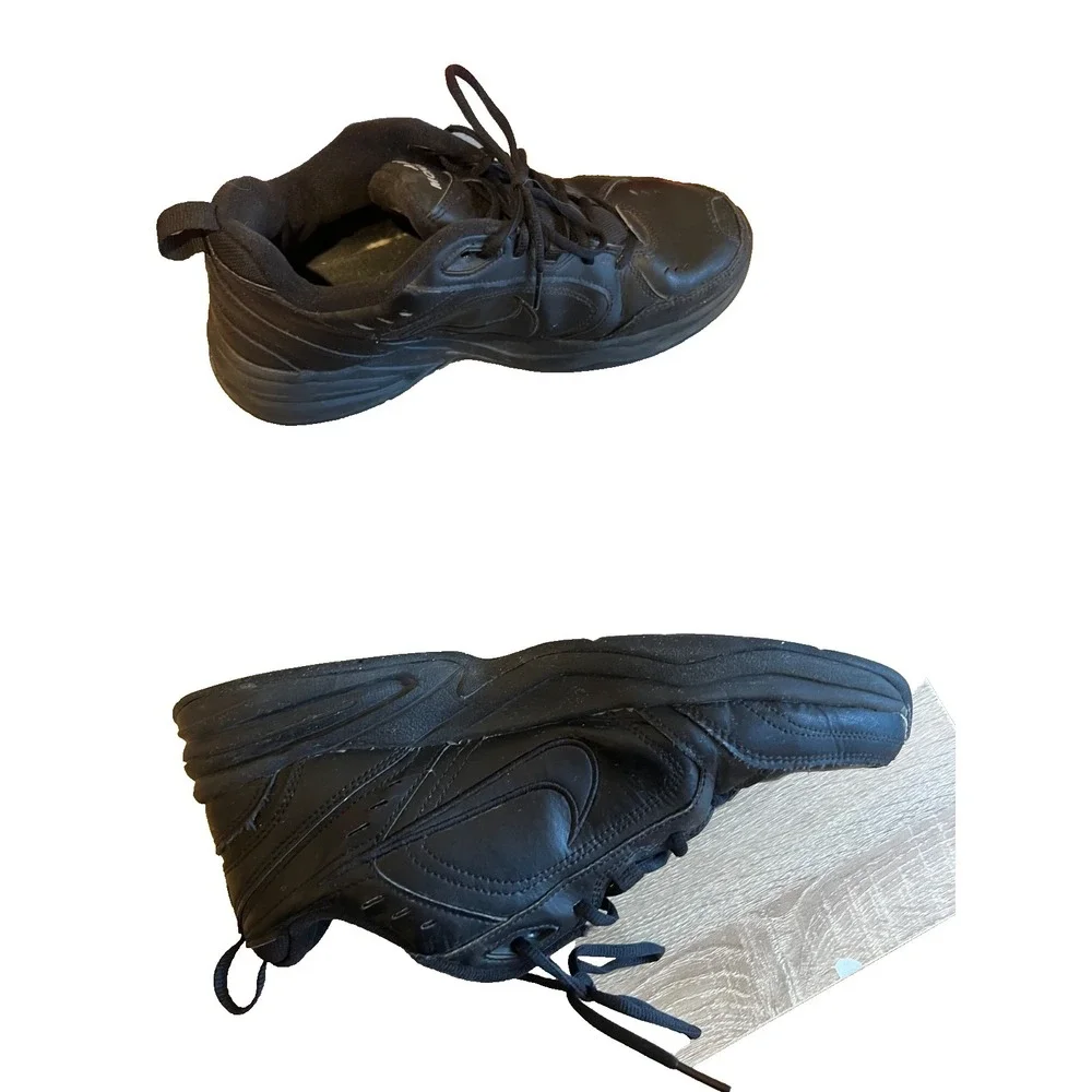 Nike Air Monarch IV‎ 4 Triple Black 415445-001 Men's Comfort Shoes Size 11